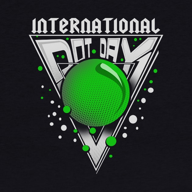 'Green Dot' Awesome International Dot Day Gift by ourwackyhome